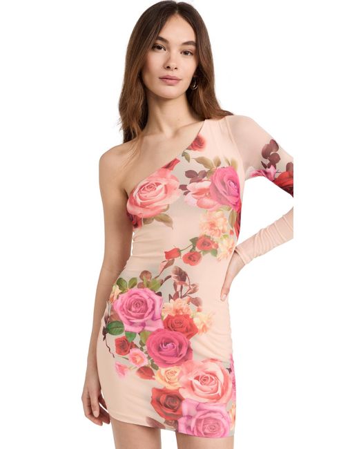 AFRM Pink Afr Zhuri One Houder Ini Dre With Open Back Detai Nude Roe Wir