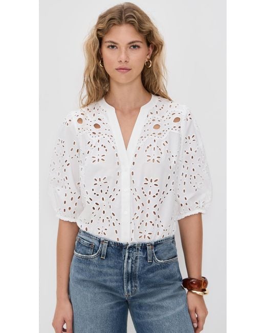 Ba&sh White Beatrice Shirt