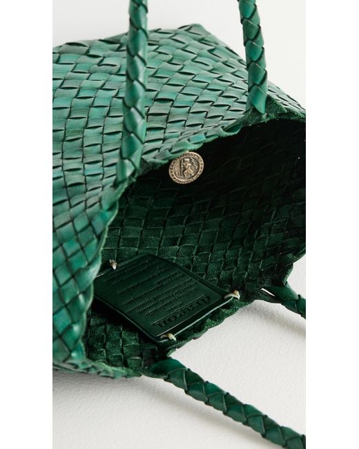 Dragon Diffusion Green Santa Croce Small Tote