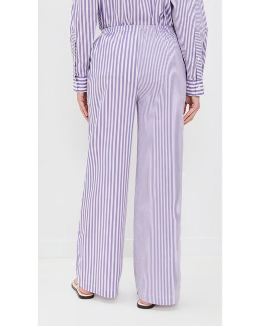 Solid & Striped Purple The Ashling Pants