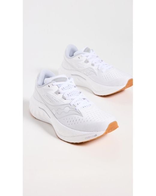Saucony White Endorphin Speed Sneakers