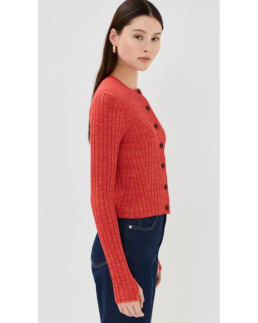 ALIGNE Red Michelle Cardigan
