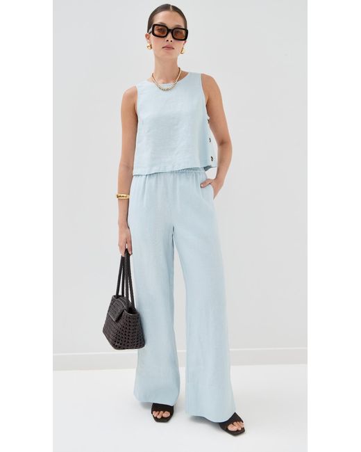 Le Bos Blue Margot Pants