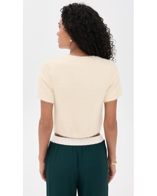 Madison The Label Black Ruby Knit Tee