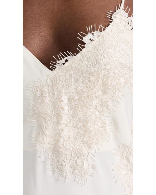 Rohe White Lace Camisole Dress