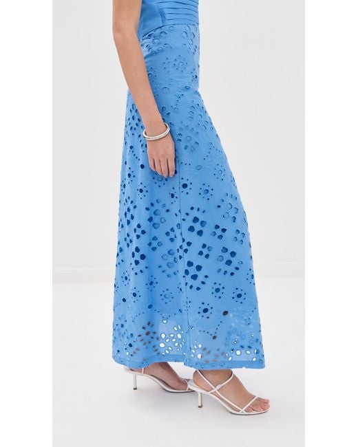 Figue Blue Poppy Skirt