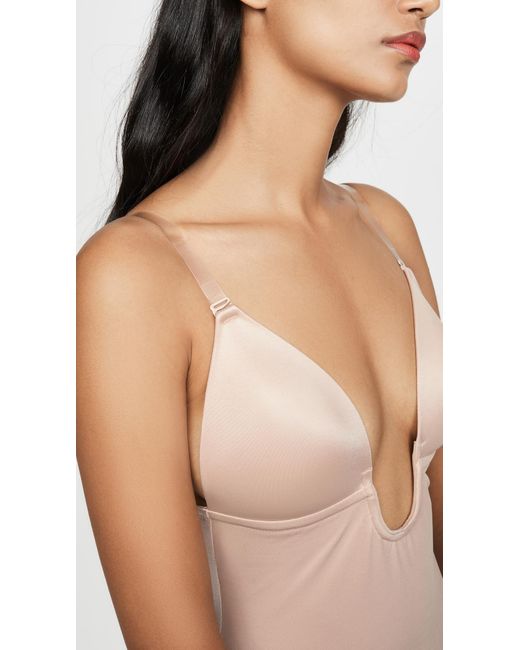 Spanx Natural Shape Suit Your Fancy Plunge Low-Back Thong Bodysuit