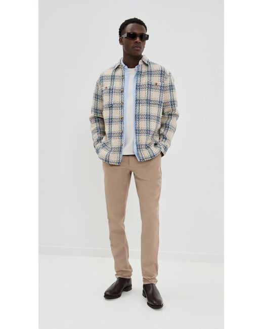 Taylor Stitch Natural Carmel Cotton Linen Pants for men