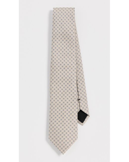 Boss White H Tie for men