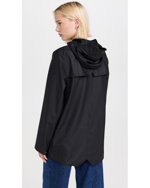Rains Black Rain Jacket