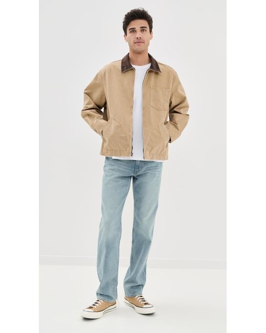 PAIGE Blue Doheny Heritage Relaxed Straight Jeans for men