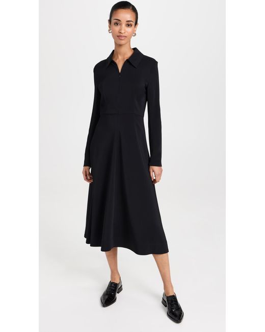 Co. Black Long Sleeve Shirt Dress