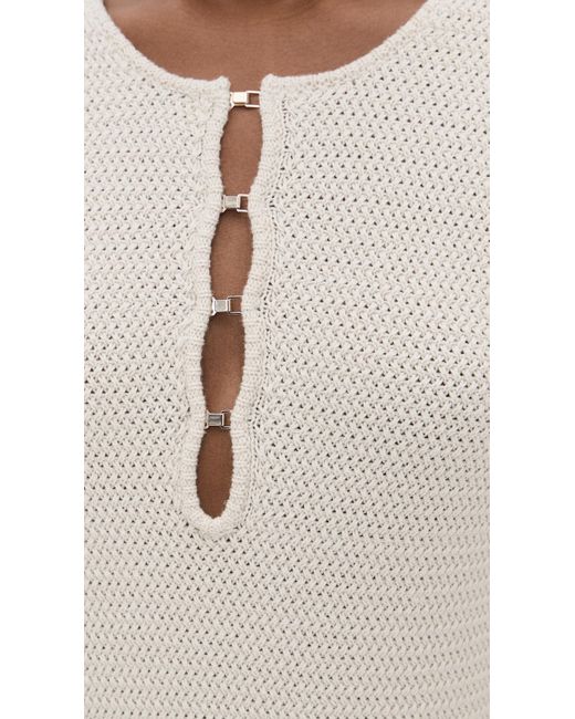 Splendid White X Cella Jane Sweater Caftan