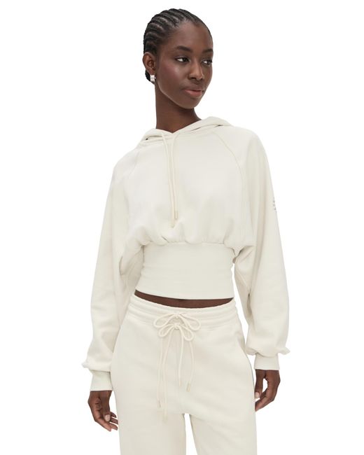adidas By Stella McCartney Women's Natural Cropped Hoodie