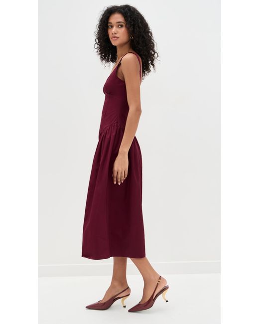 red lioness dress Lioness Cheri structured button front tailored blazer mini dress in red