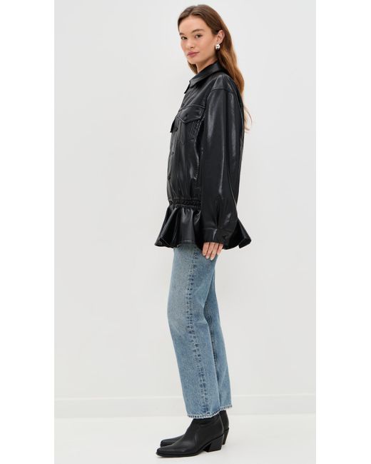 Agolde Black Rubik Jacket