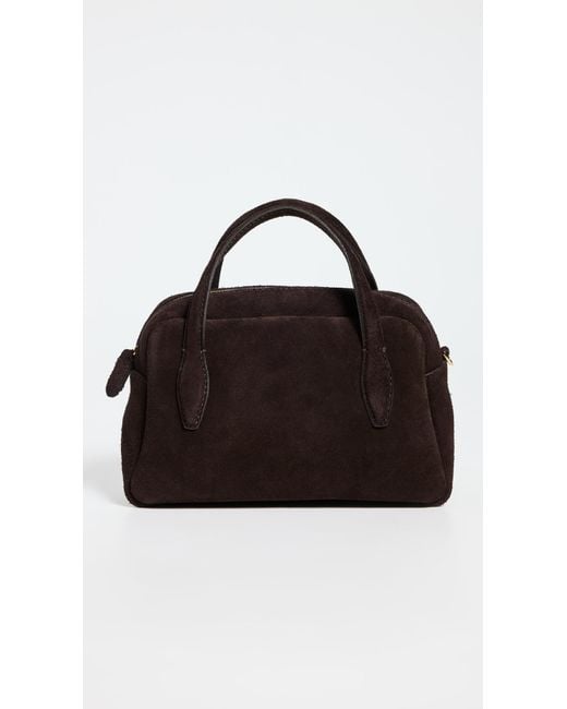 Madewell Black Suede Satchel