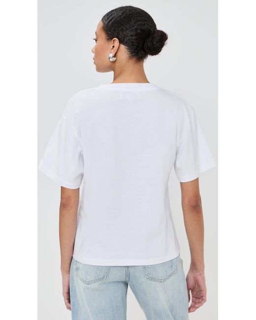 Le Bos White Dylan Tee