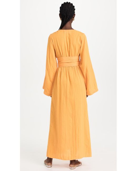 Mara Hoffman Orange Ara Hoffan Blair Dress Arigold