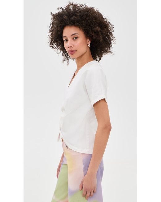 Sixxta White Wave Top