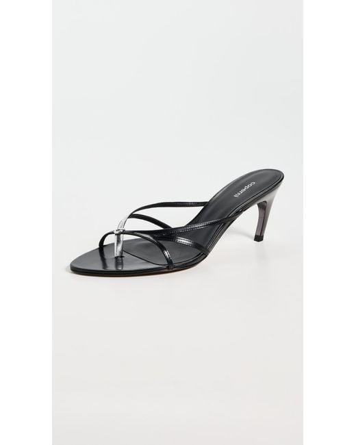 Coperni Black Low Strap Sandals