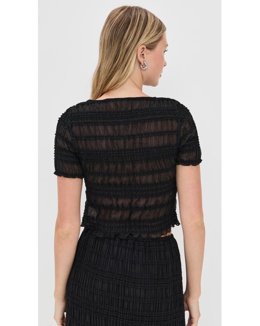 Vrg Grl Black Sofia Top