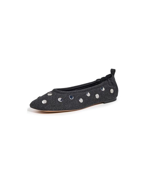 3.1 Phillip Lim Black Id Stretch Back Ballet Flats