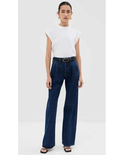 Anine Bing White Caspen Tee