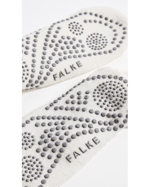Falke White Cuddle Pads Socks