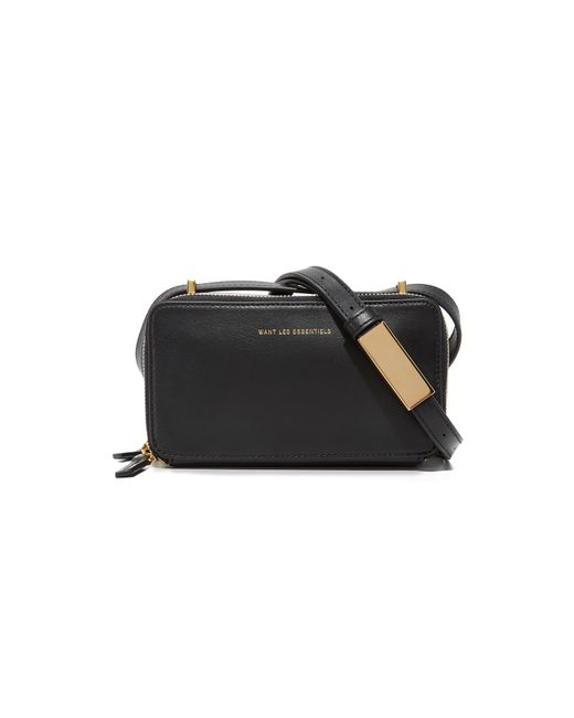 Want Les Essentiels De La Vie Black Mini Demiranda Shoulder Bag
