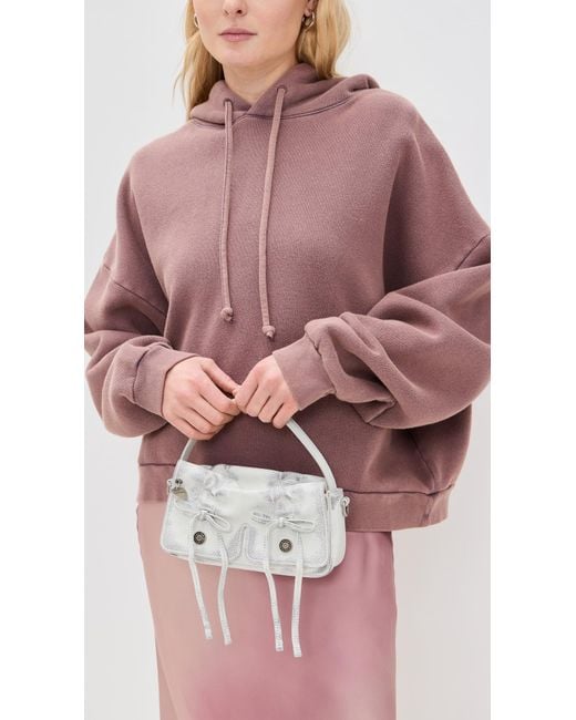 Acne White Multipocket Micro Vintage Bag