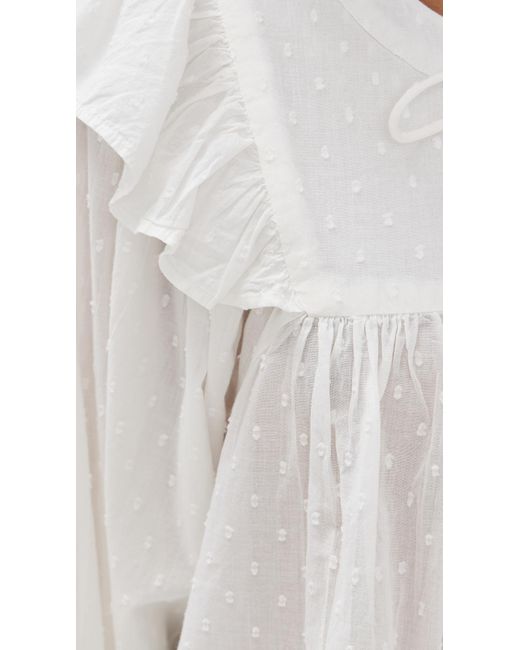 Cleobella White Lina Blouse