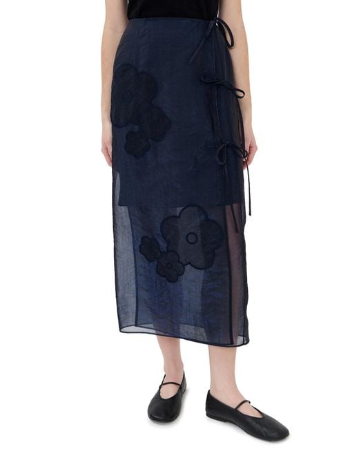 Cecilie Bahnsen April Skirt in Blue | Lyst