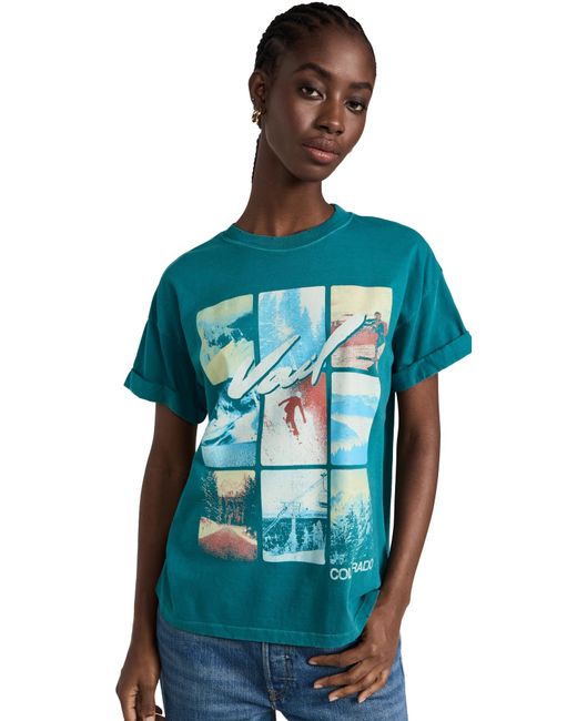 Girl Dangerous Gir Dangerou Vai Boyfriend Tee in Blue Lyst