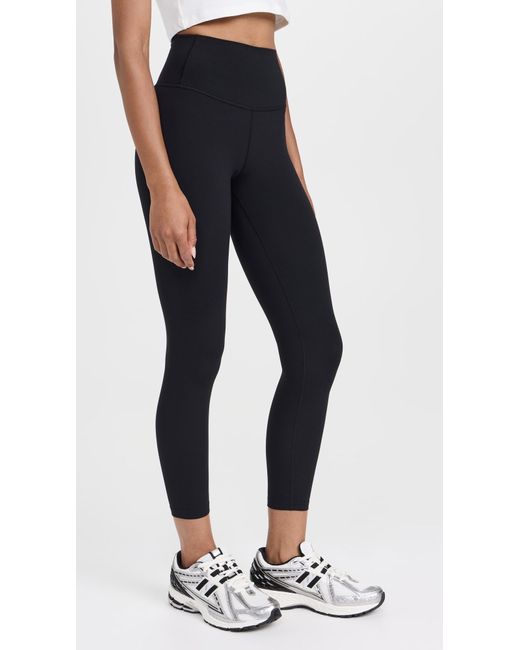 Splits59 Blue High Waist Cropped Leggings