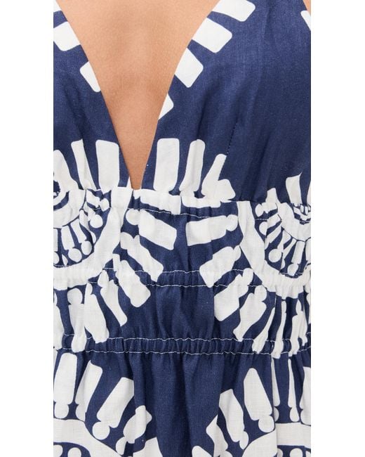Lemlem Blue Gete Triangle Dress