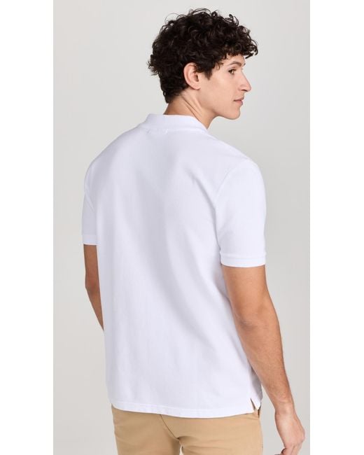 Maison Kitsuné White Fox Head Patch Regular Polo for men