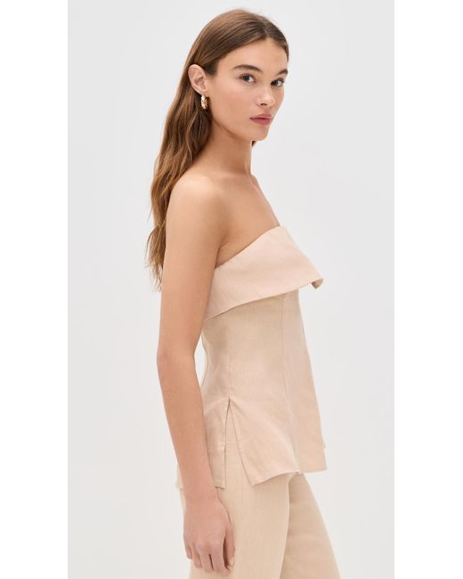 Hevron Natural Addison Top