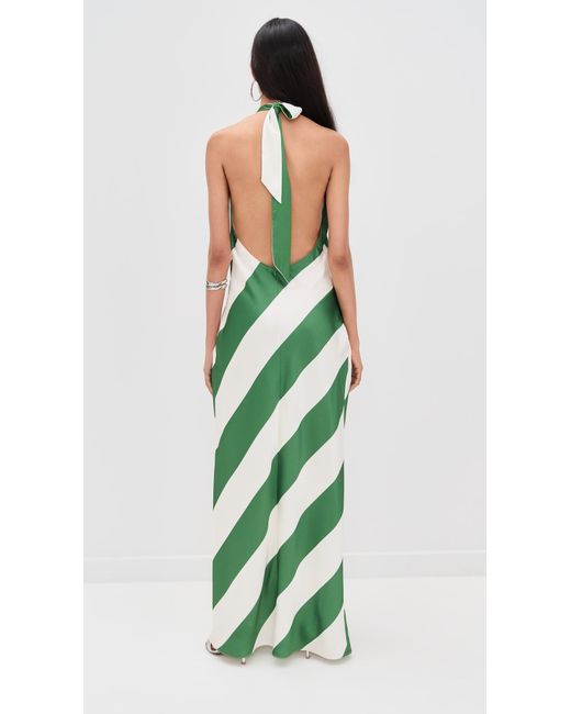 Ronny Kobo Chantell Dress in Green | Lyst