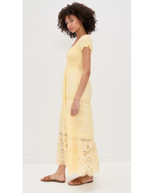 LoveShackFancy Natural Bisolet Dress