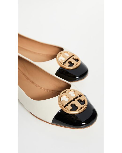 chelsea cap toe ballet flat tory burch