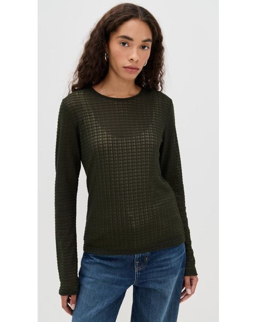 Vince Black Shadow Grid Shirt