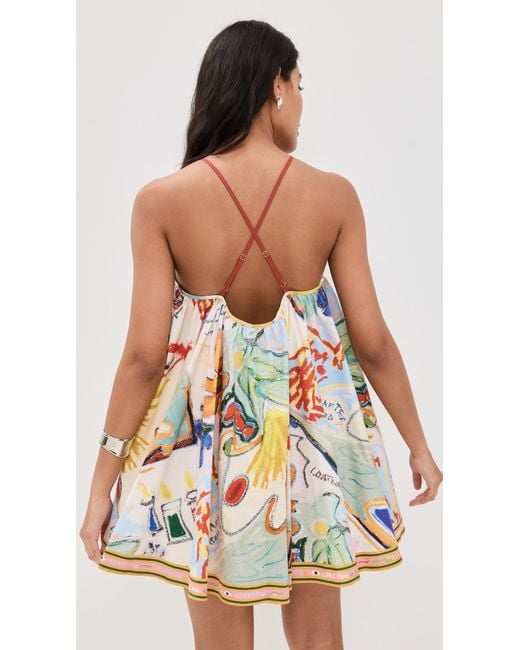 ALMAIS La Charrasca Halter Mini Dress | Lyst