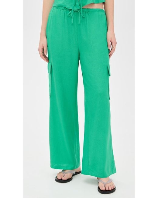 Beach Riot Green Amara Pants