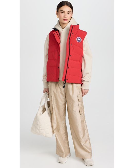 Canada Goose Red Freestyle Vest