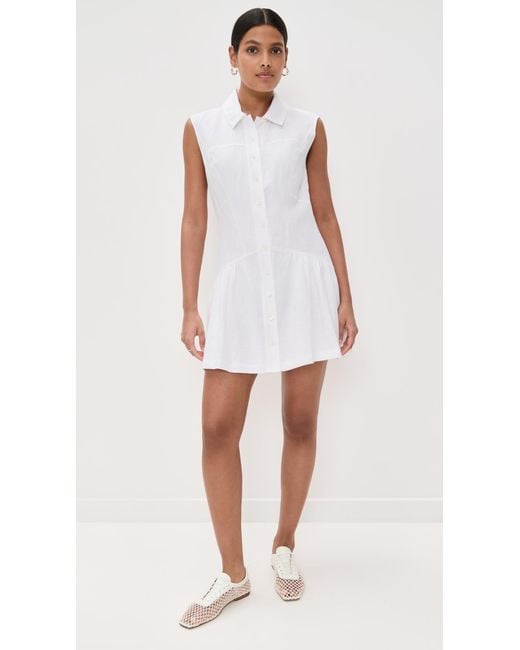 chinese dress ladies Half sleeves plaid spring summer linen dress 4953 – Xiaolizi