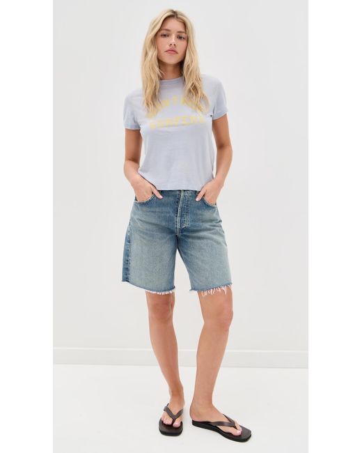 Re/done White Classic Montauk Tee