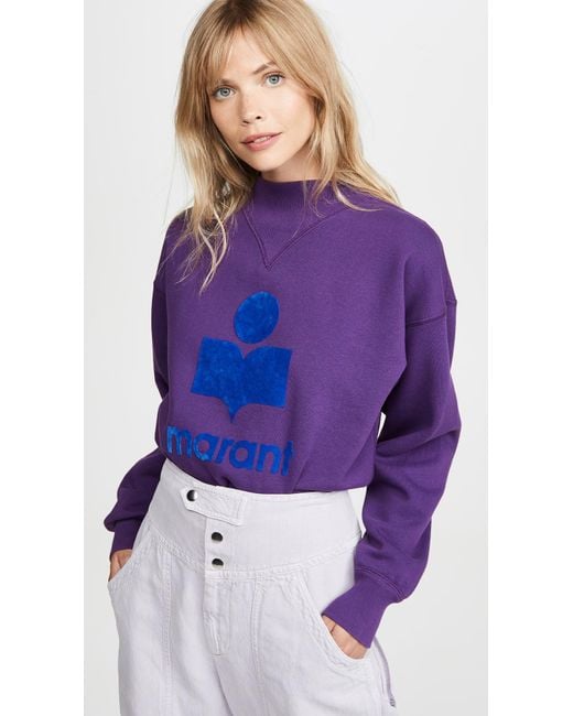 Étoile Isabel Marant Purple Moby Sweatshirt