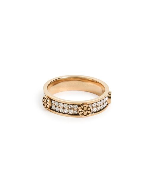 Tory Burch Multicolor Miller Stud Ring
