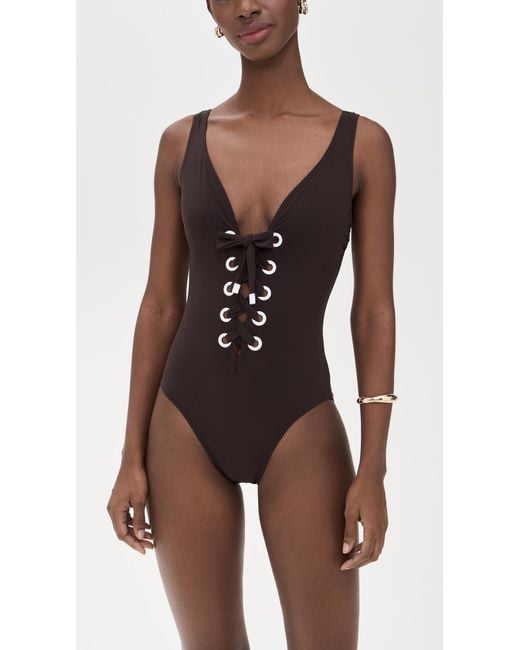 Karla Colletto Black Lulu One Piece